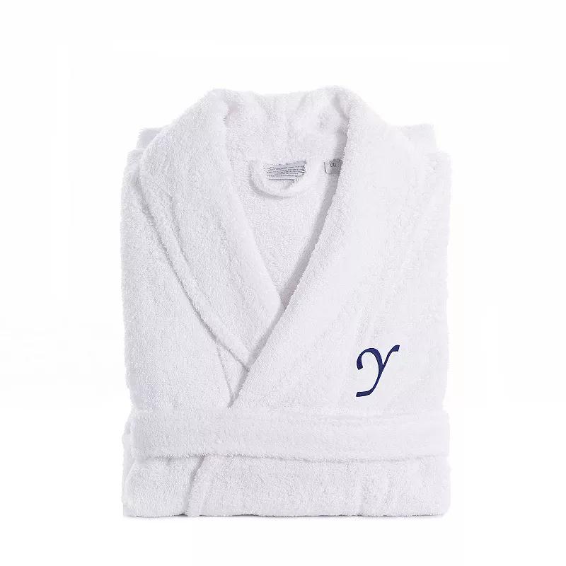 Linum Home Textiles Turkish Cotton Personalized Unisex Embroidered Terry Bathrobe, Women's, Size: Small/Medium Product Image