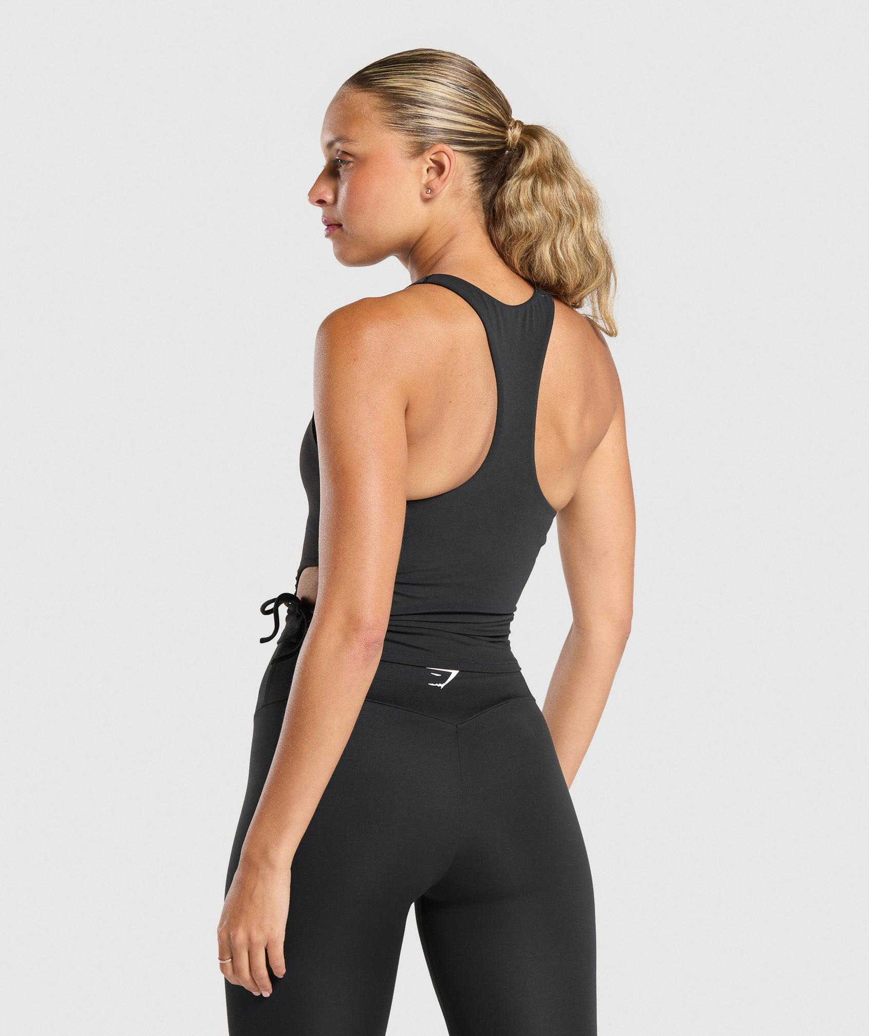 Ruched Side Tank With Shelf Product Image