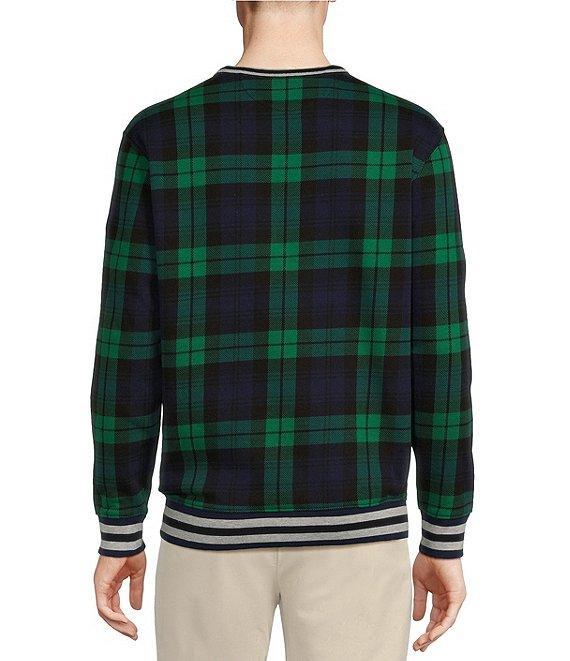 Cremieux Blue Label Blackwatch Plaid Chuck Sweatshirt Product Image