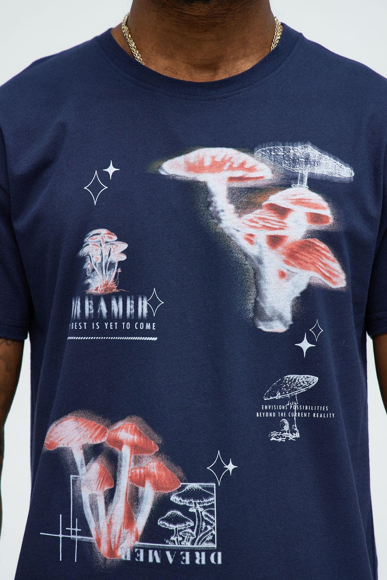 Dreamy Reality Short Sleeve Tee - Navy Product Image