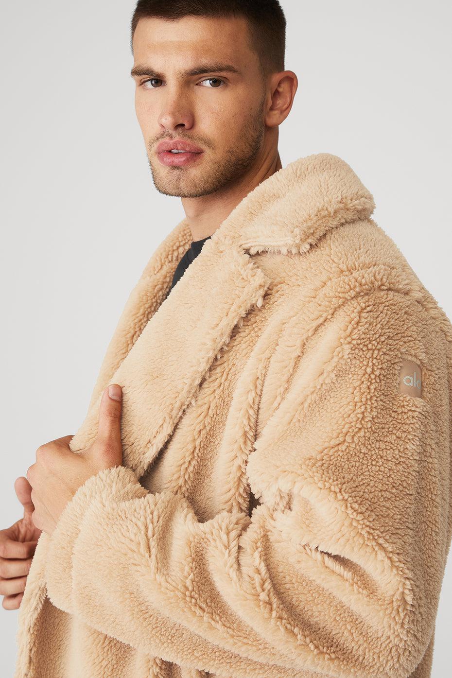 Oversized Sherpa Trench - Camel Product Image