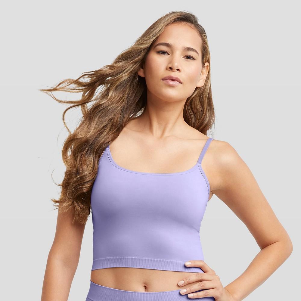 Maidenform M Womens Seamless Smoothing Cropped Cami MST002 - Evening Blush 2XL: Nylon Spandex Knit Shapewear Camisole Product Image