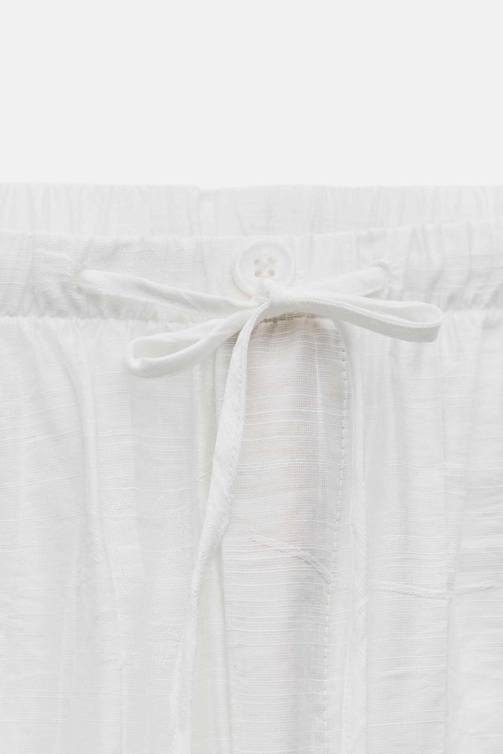 JACQUARD PANTS ZW COLLECTION Product Image
