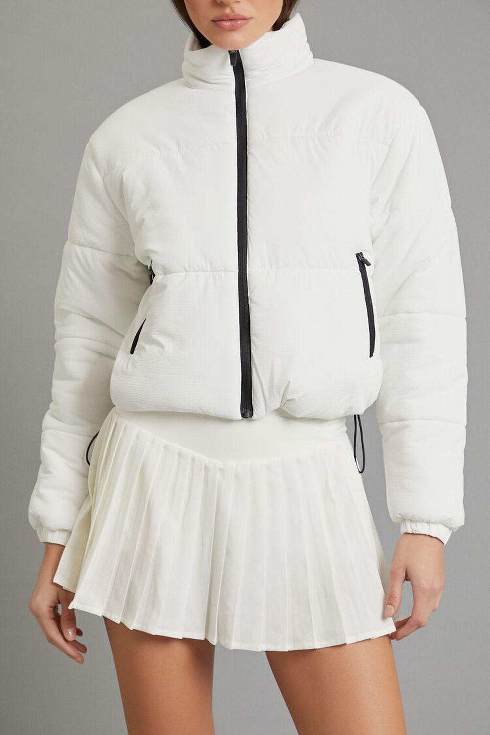 Active Two-Tone Puffer Jacket | Forever 21 Product Image