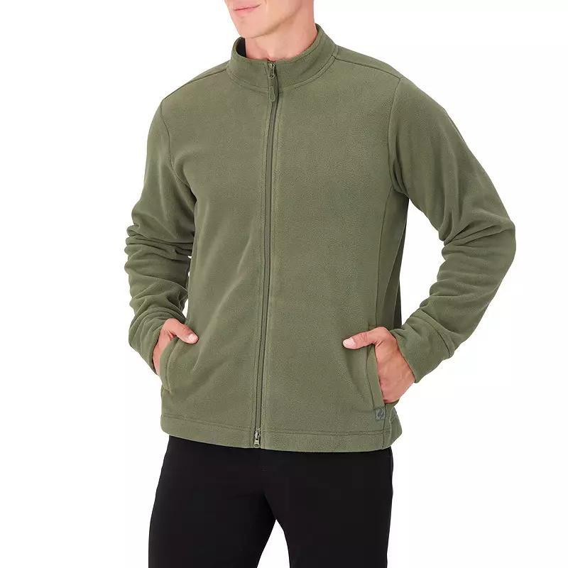 Men's Heat Holders Original Fleece Double Zipper Jacket, Size: Medium, Blue Product Image