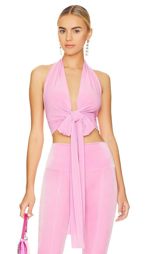 Halter Wrap Top Norma Kamali Product Image