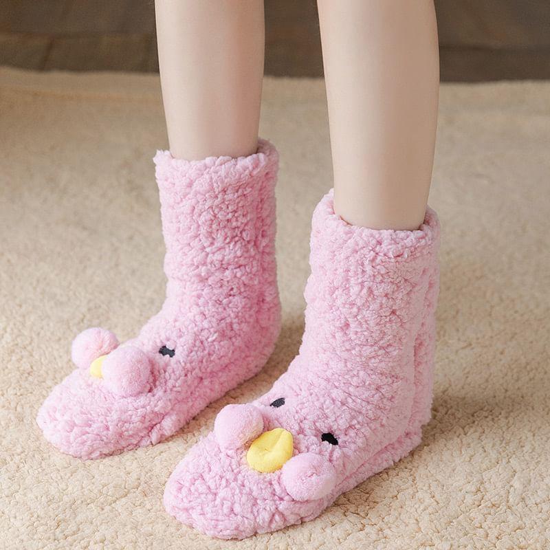 Cartoon Fleece Socks Product Image