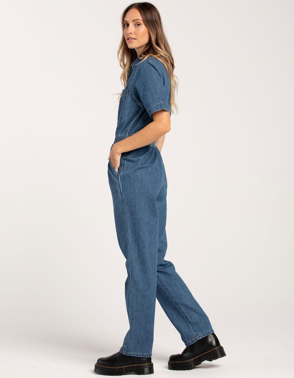 DICKIES Houston Womens Coveralls - DENIM Product Image