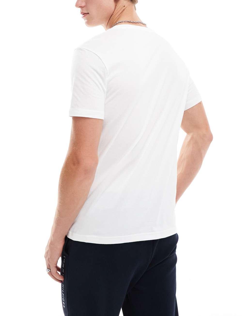 Tommy Hilfiger Signature Essential 3 pack t-shirt in white/blue/navy Product Image