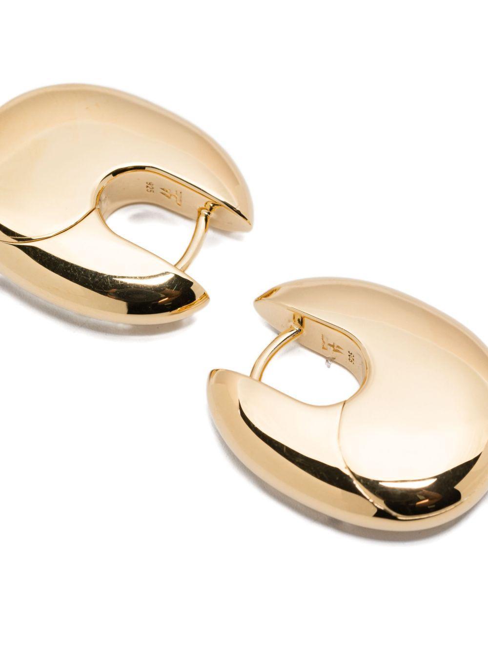 medium Pebble hoops earrings Product Image