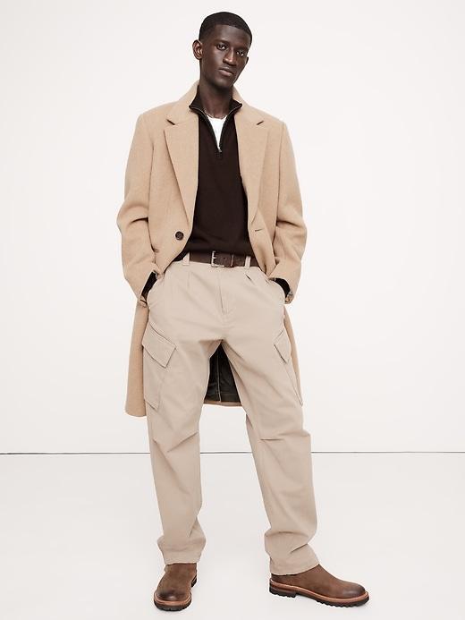 Italian Merino Half-Zip Sweater Product Image