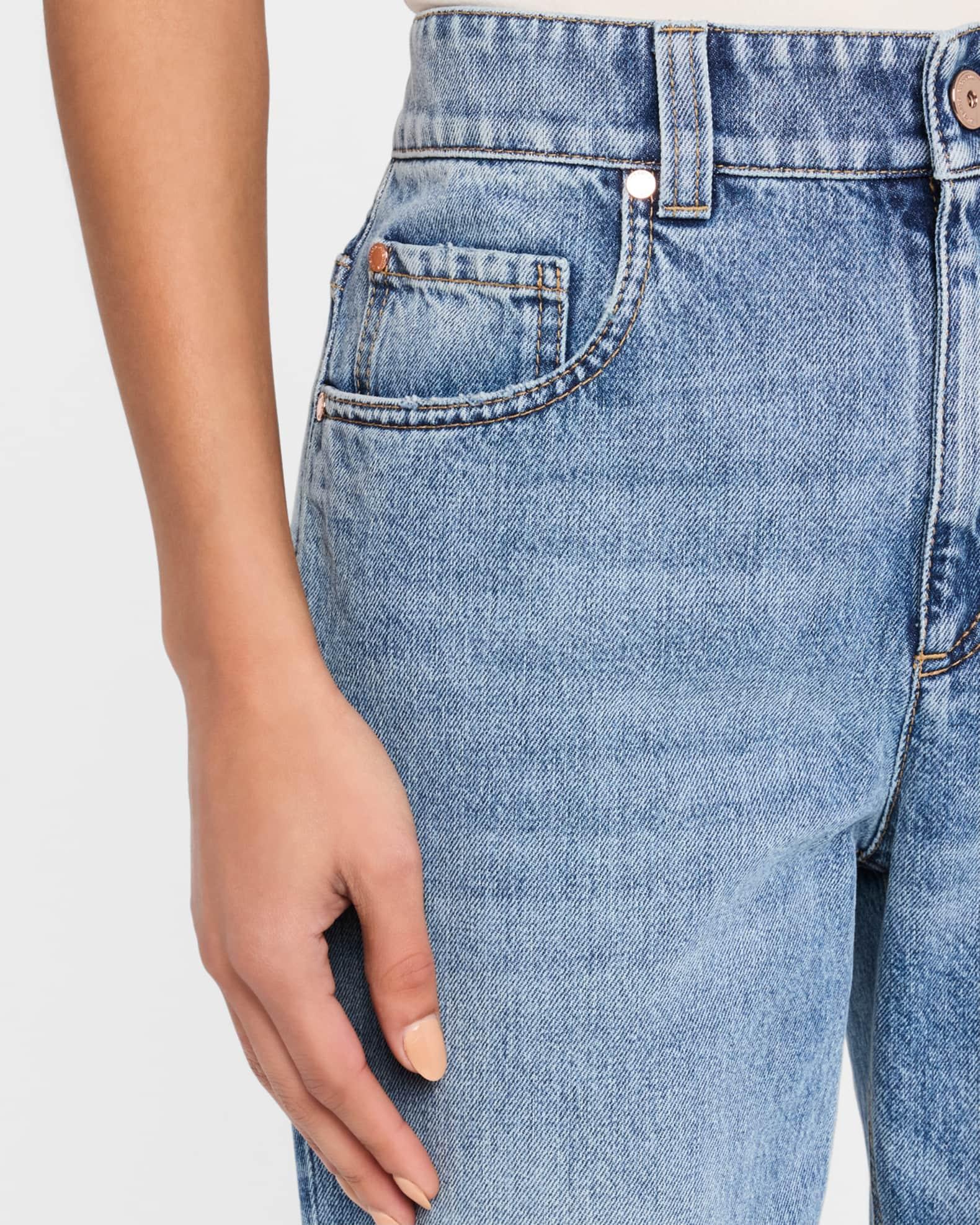 High-Rise Straight Jeans Product Image