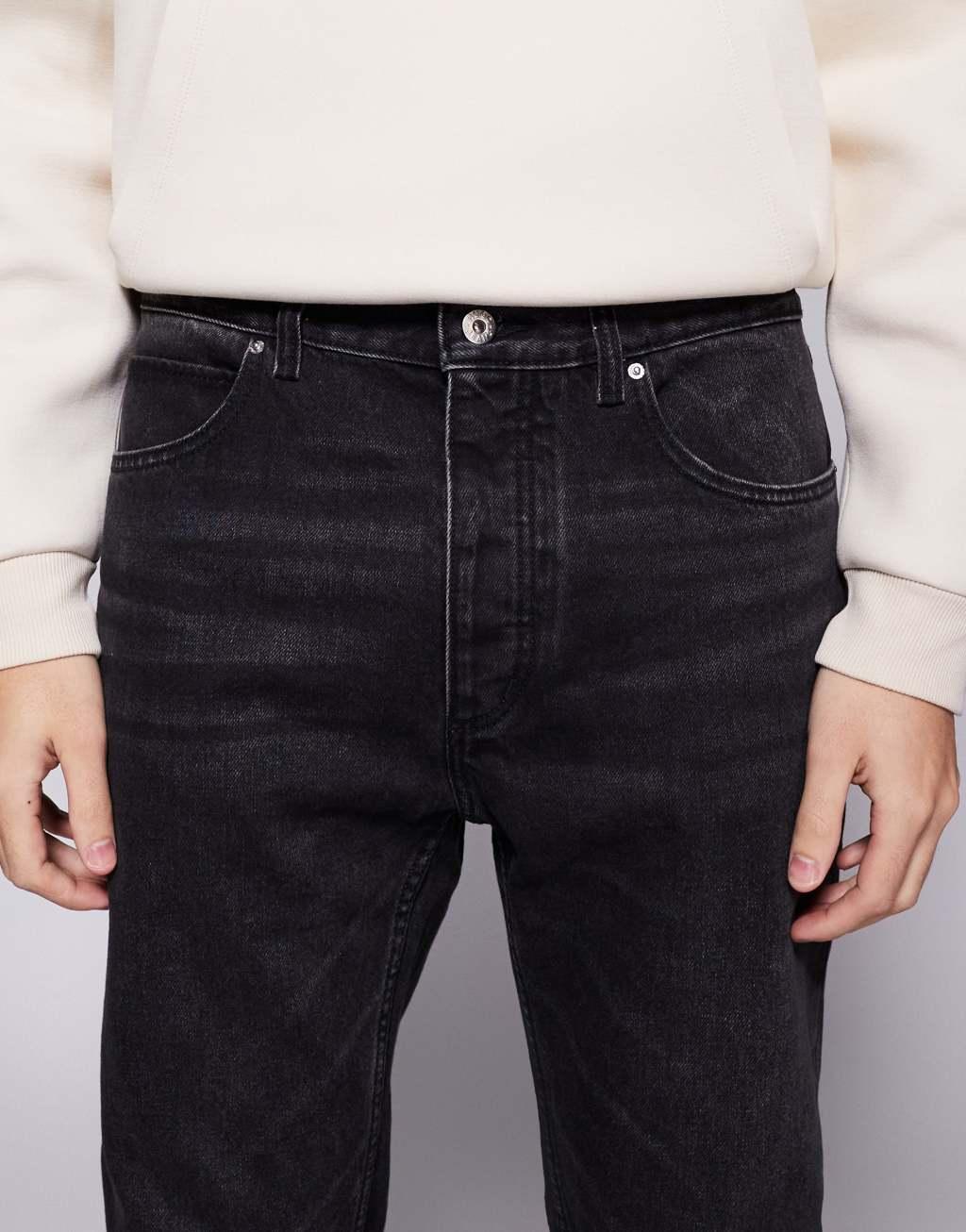 HUGO BLUE Jonah straight fit jeans in dark gray Product Image
