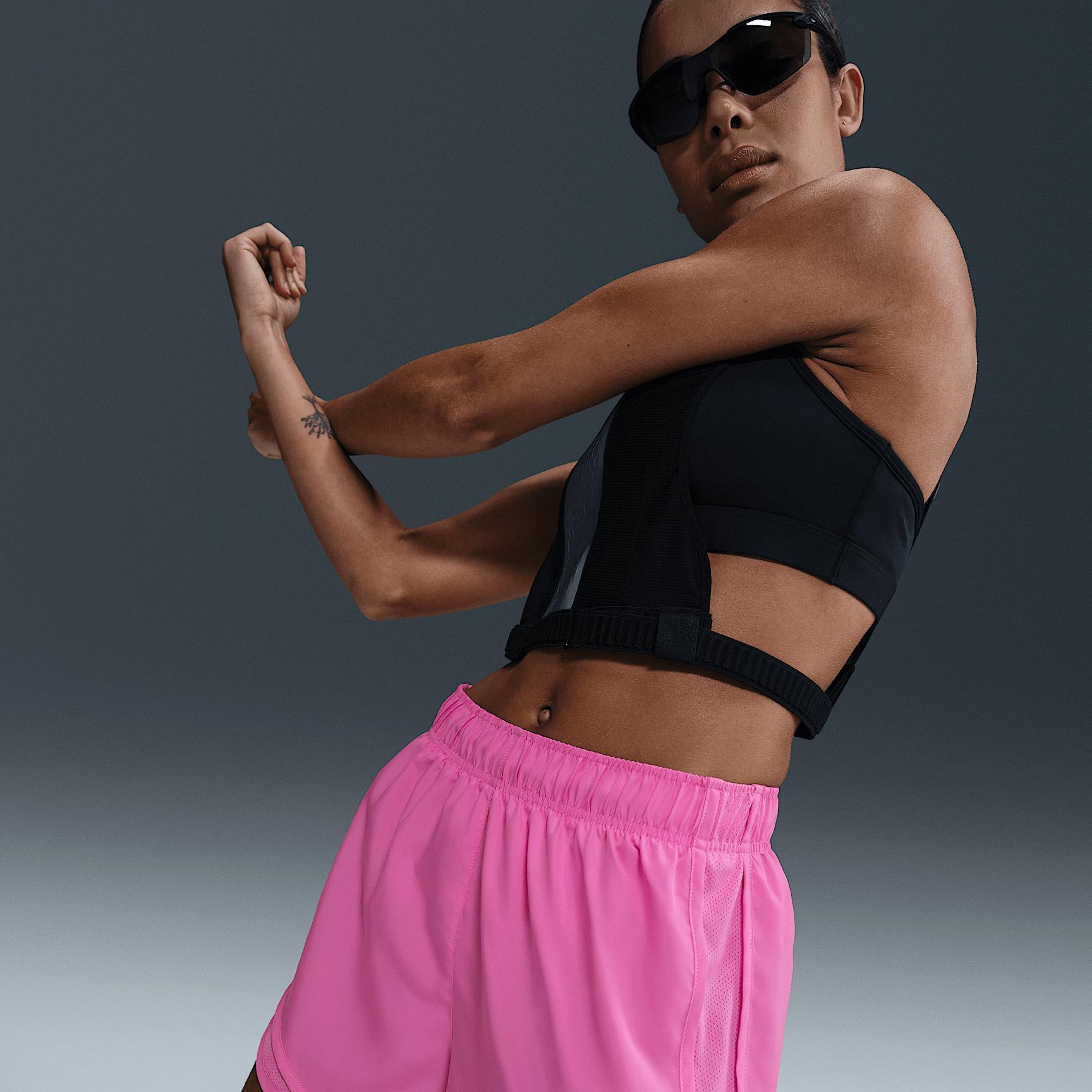 Nike Women's Tempo Dri-FIT Mid-Rise Brief-Lined Running Shorts Product Image