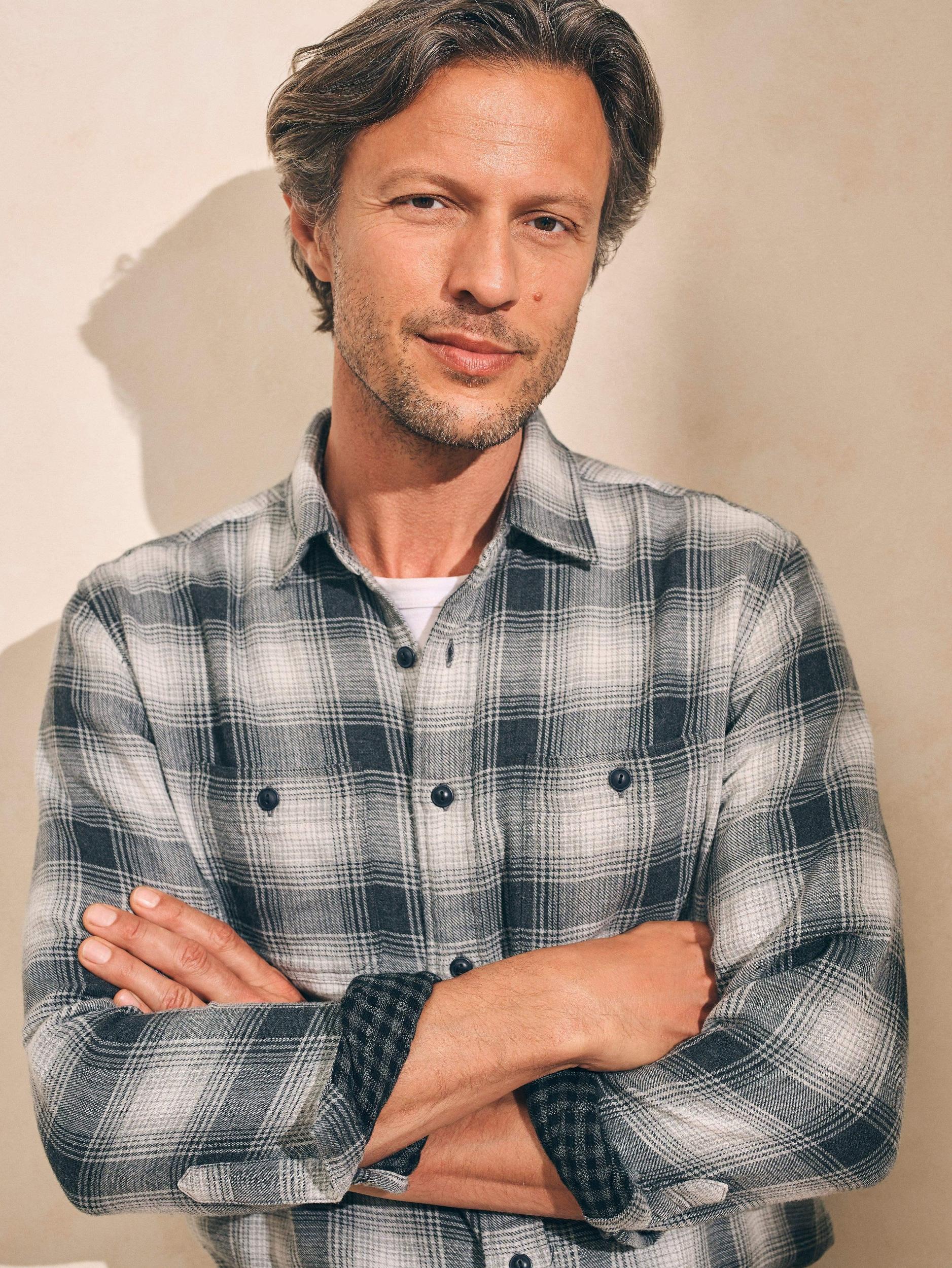 Malibu Shirt - Boss Shadow Plaid Male Product Image
