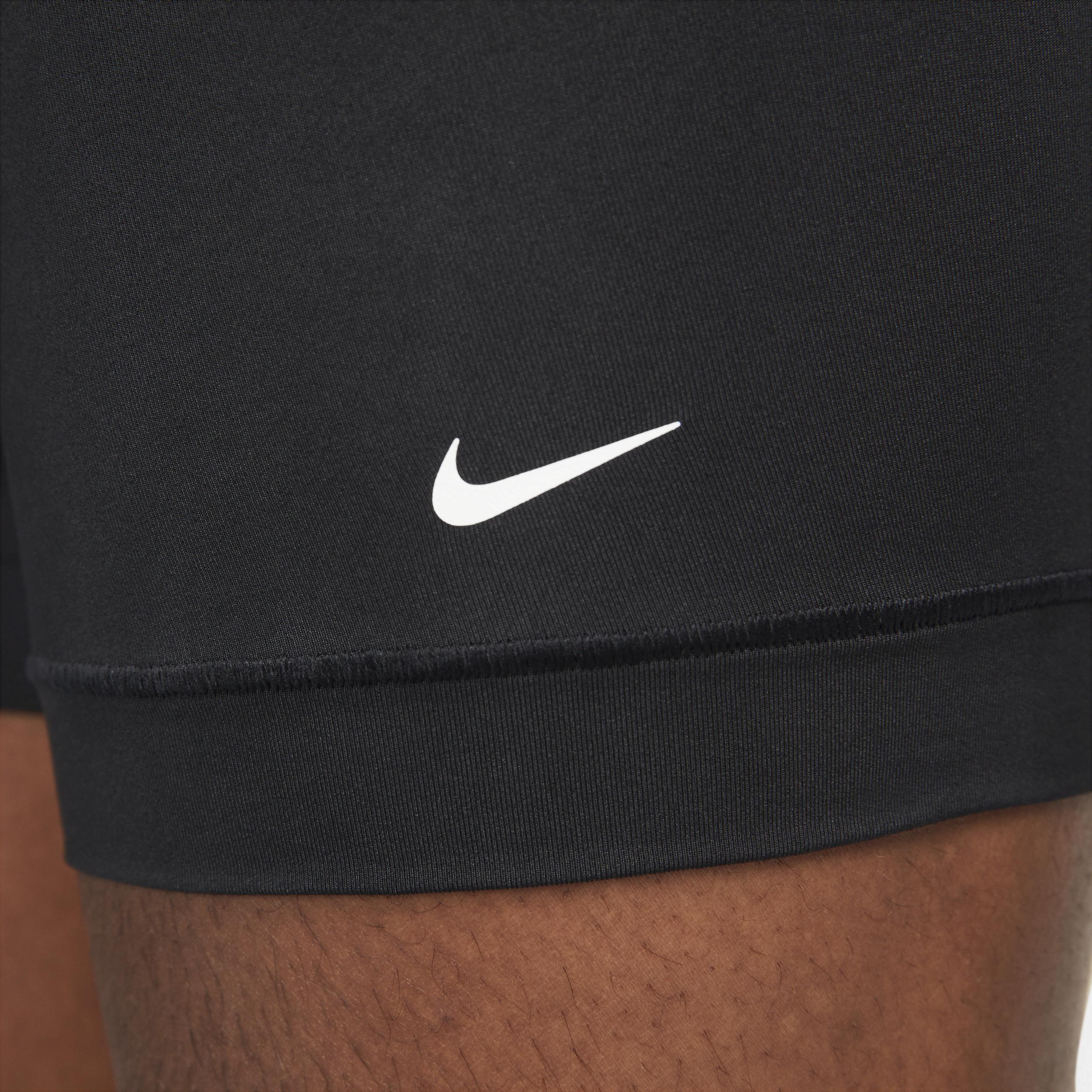 Nike Mens Dri-FIT Ultra Stretch Micro Long Boxer Brief (3-Pack) Product Image