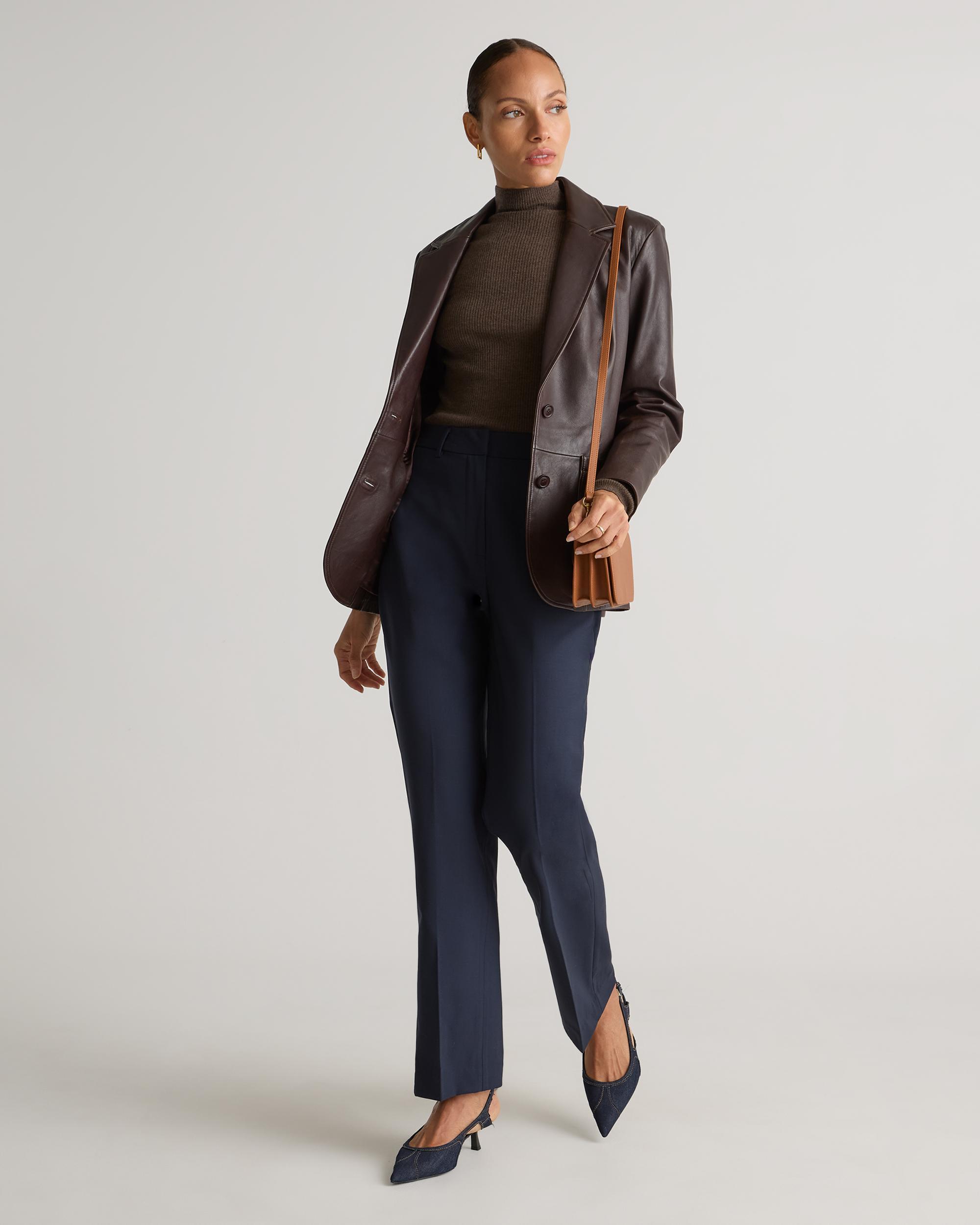 Quince | Women's Italian Wool Straight Leg Pants Product Image