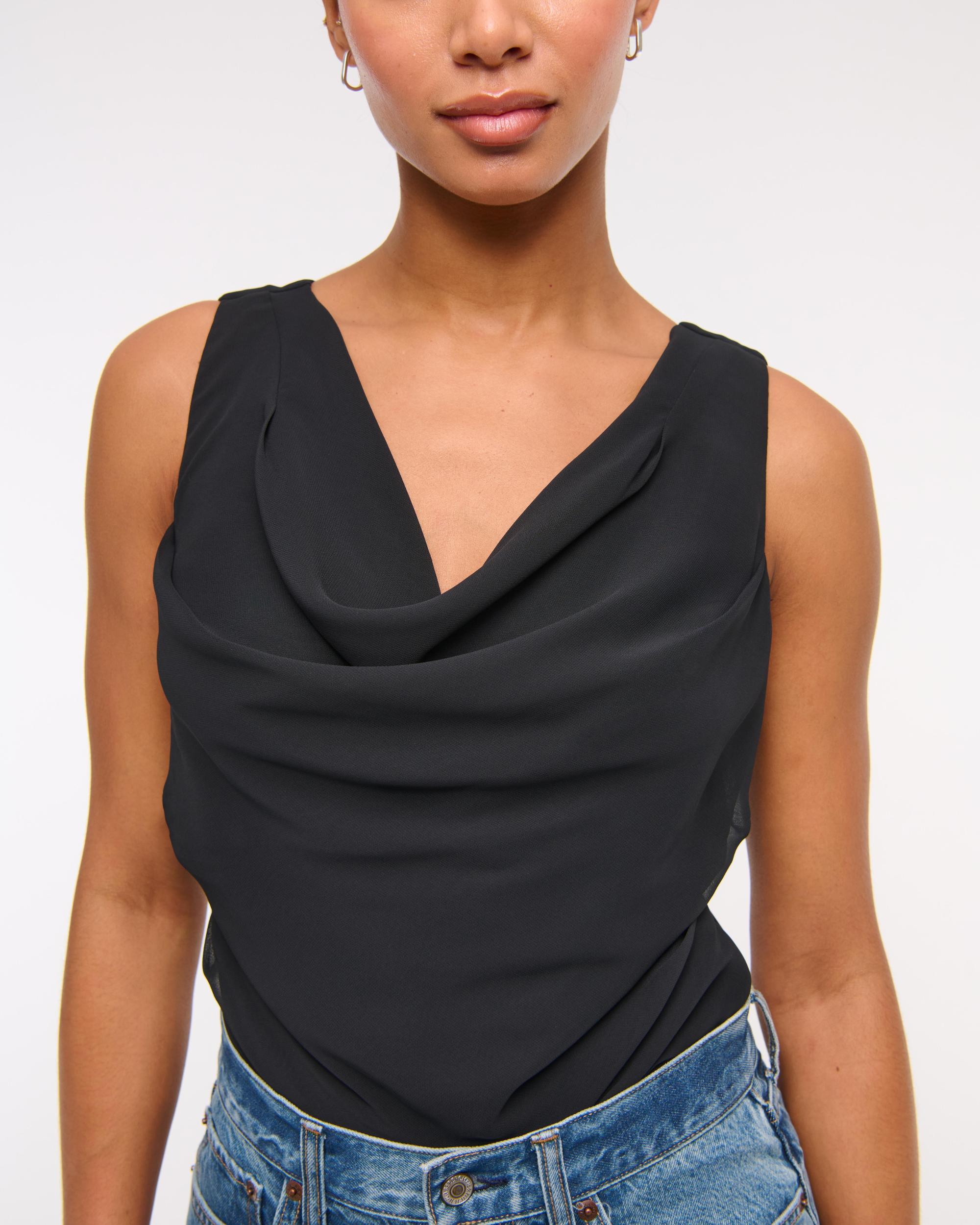 Drapey Plunge Top Product Image