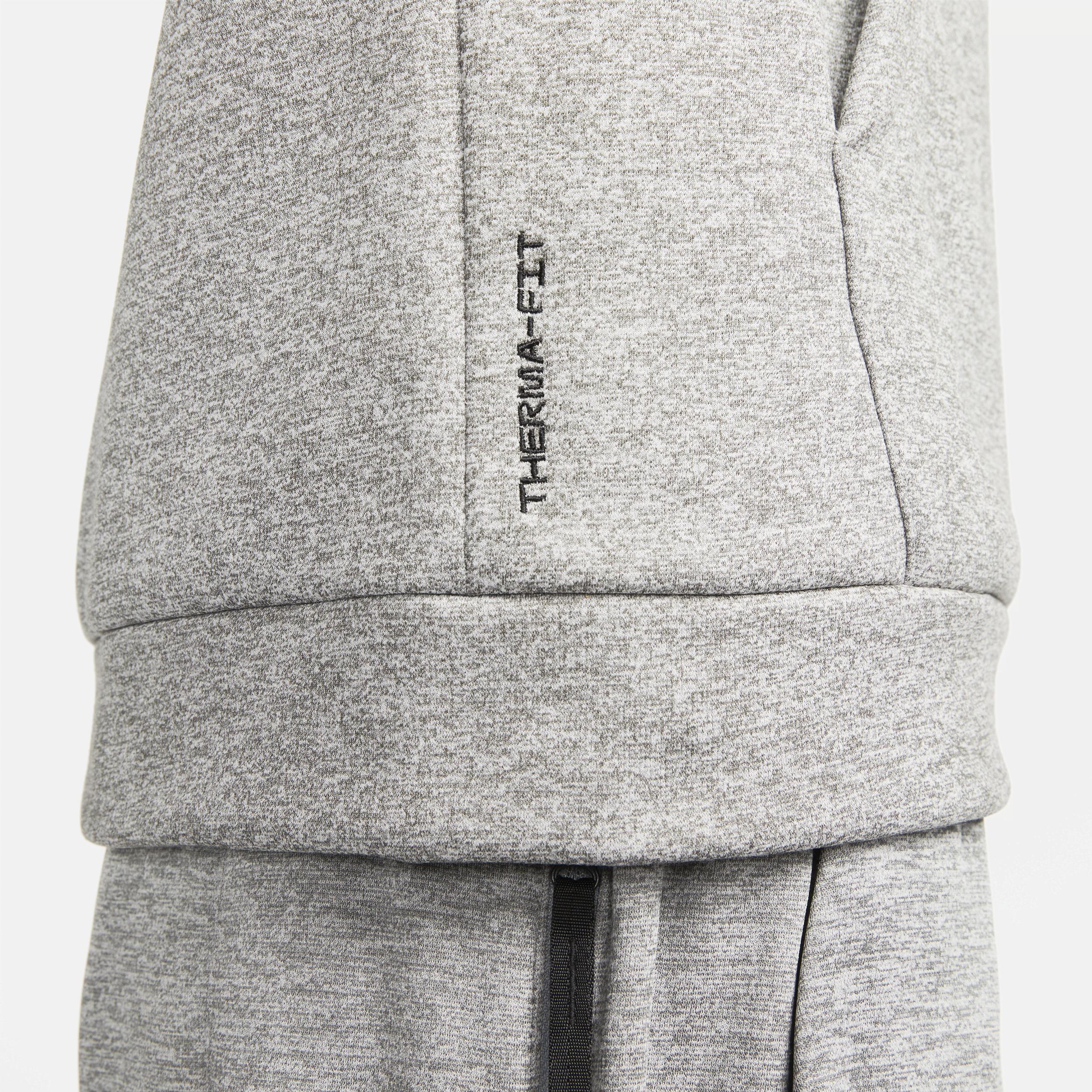 Big & Tall Nike Therma-FIT Pullover Fitness Hoodie, Men's, Size: 3XL Tall, Dark Gray Grey Product Image