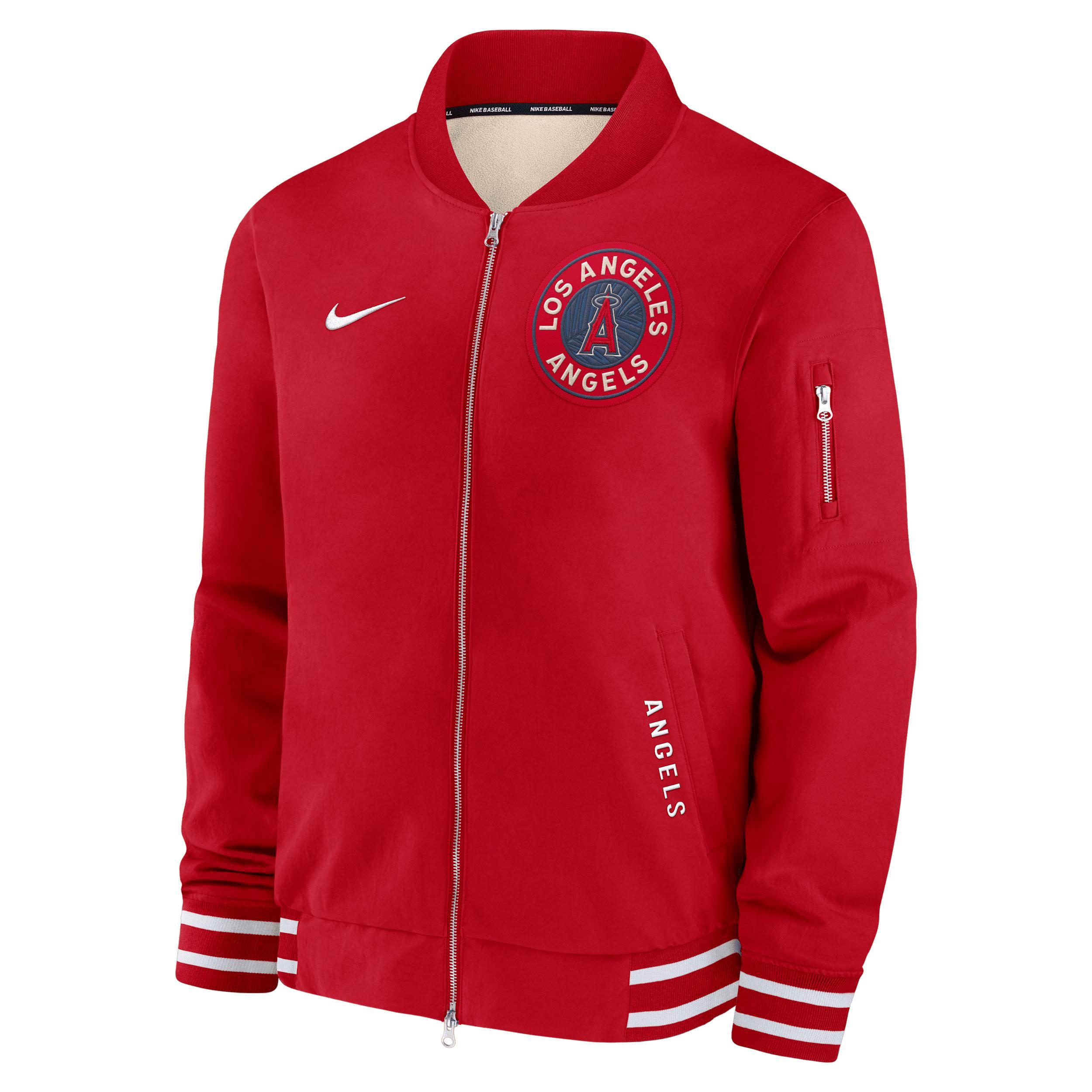 Kansas City Royals Authentic Collection City Connect Men's Nike MLB Full-Zip Bomber Jacket Product Image