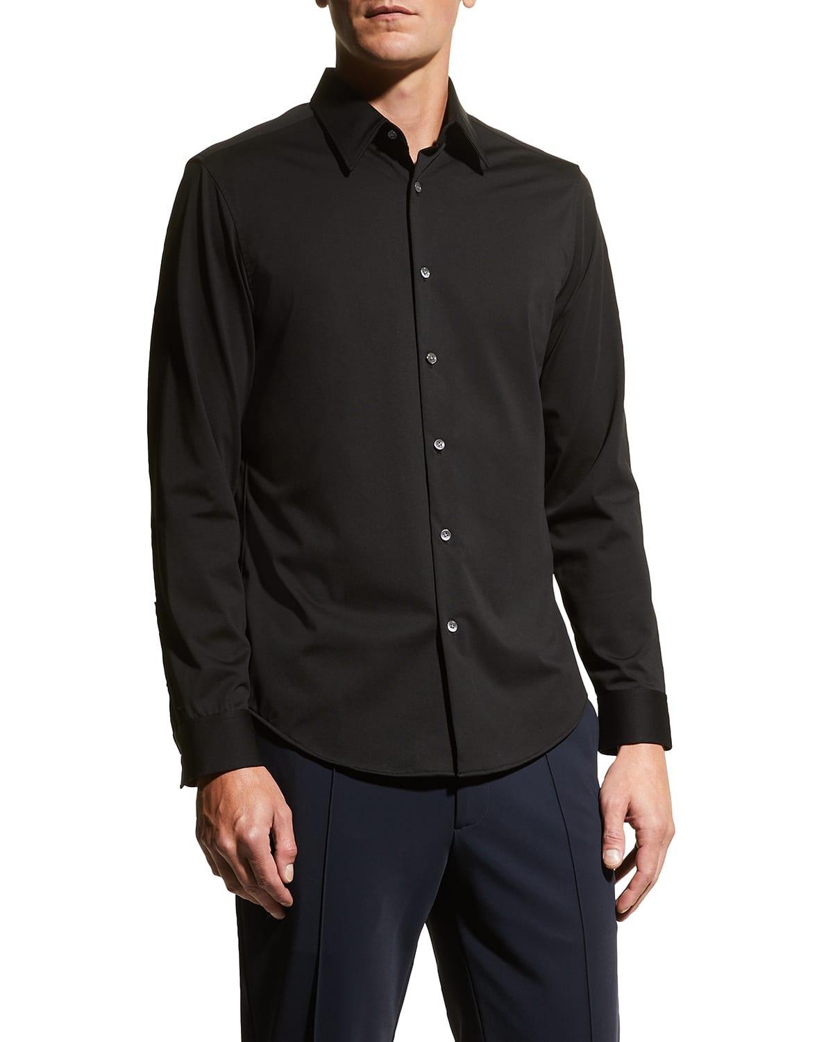 Mens Sylvain Shirt in Structure Knit Product Image