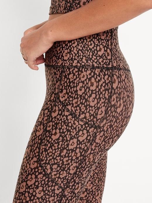 High-Waisted PowerSoft Rib Leggings Product Image