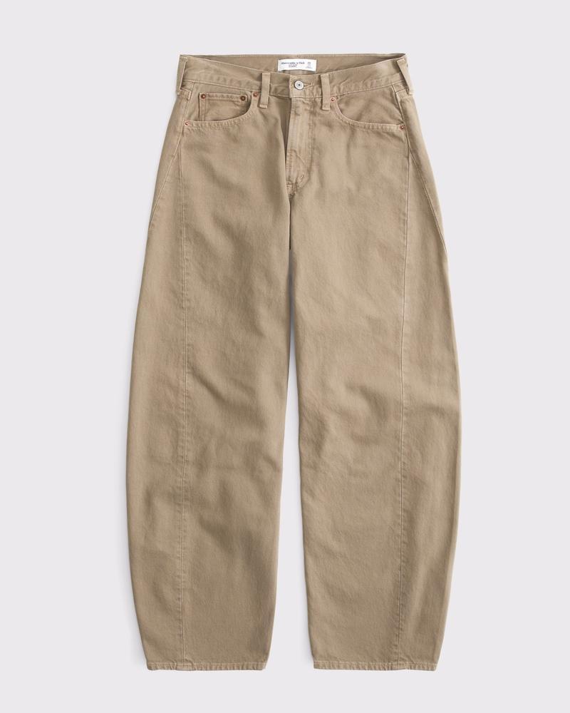 Mid Rise Barrel Jean Product Image