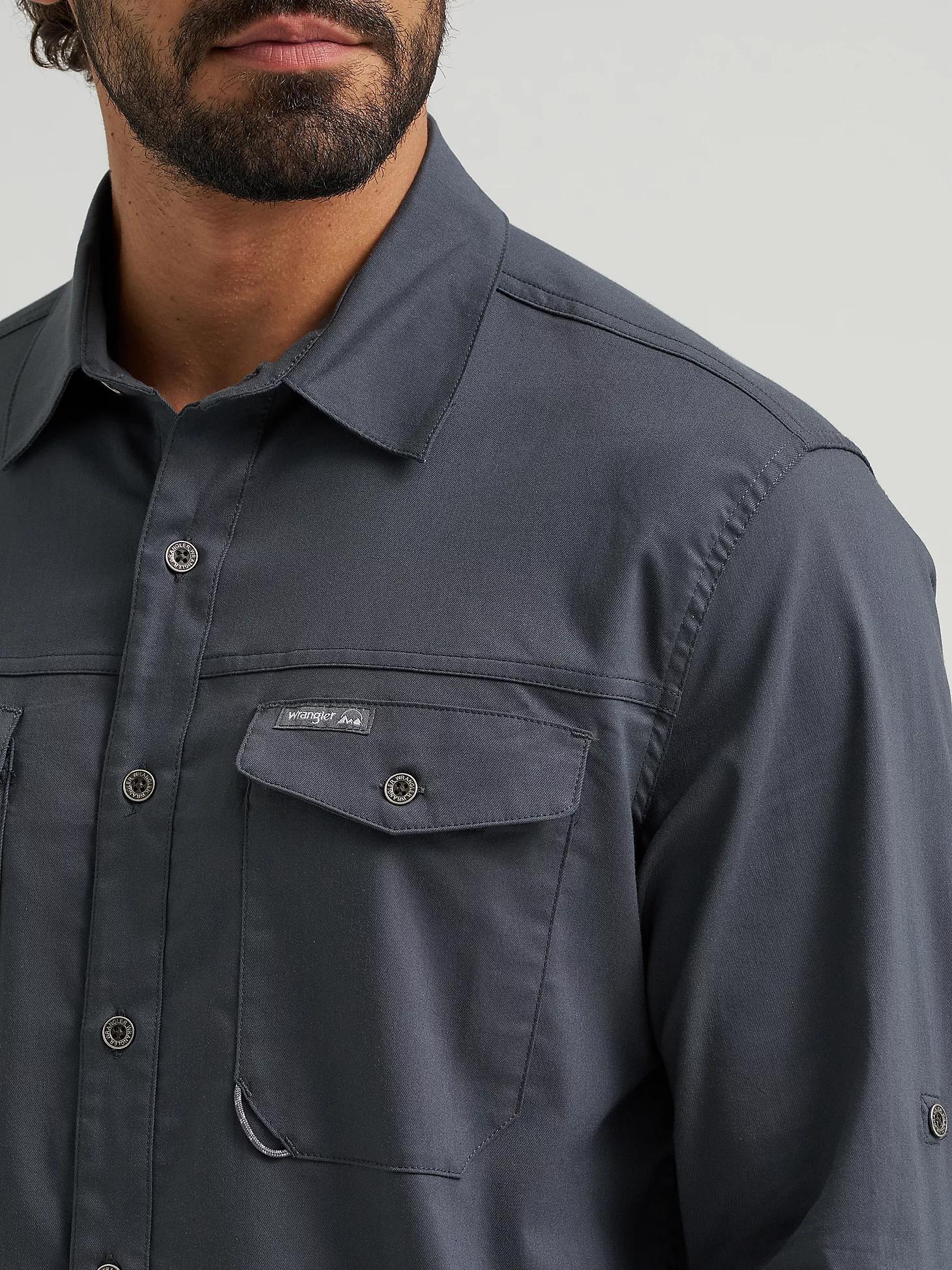 Men's Outdoor Stretch Solid Shirt | Men's SHIRTS | Wrangler® Product Image
