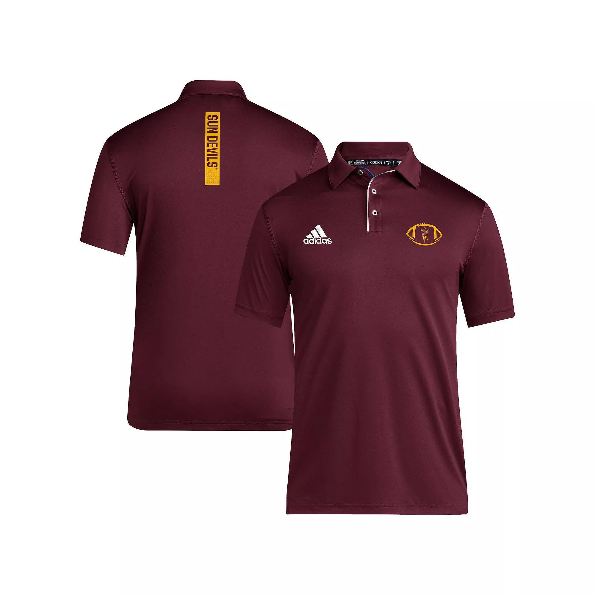 Men's adidas Red Texas Tech Red Raiders 2024 Coaches AEROREADY Polo, Size: Medium Product Image