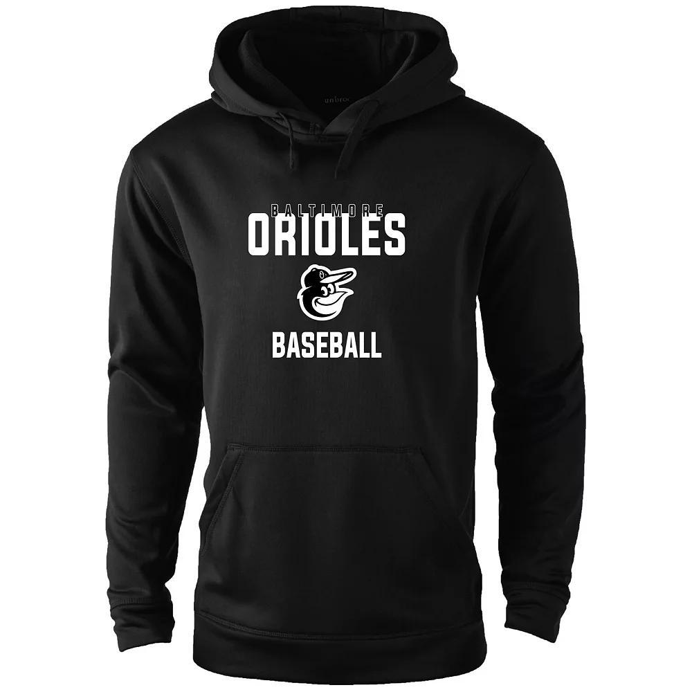 Men's Dunbrooke Black Baltimore Orioles Champion Pullover Hoodie, Size: Medium Product Image