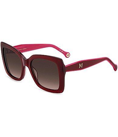 Carolina Herrera Womens HER0258 54mm Square Two Tone Sunglasses Product Image