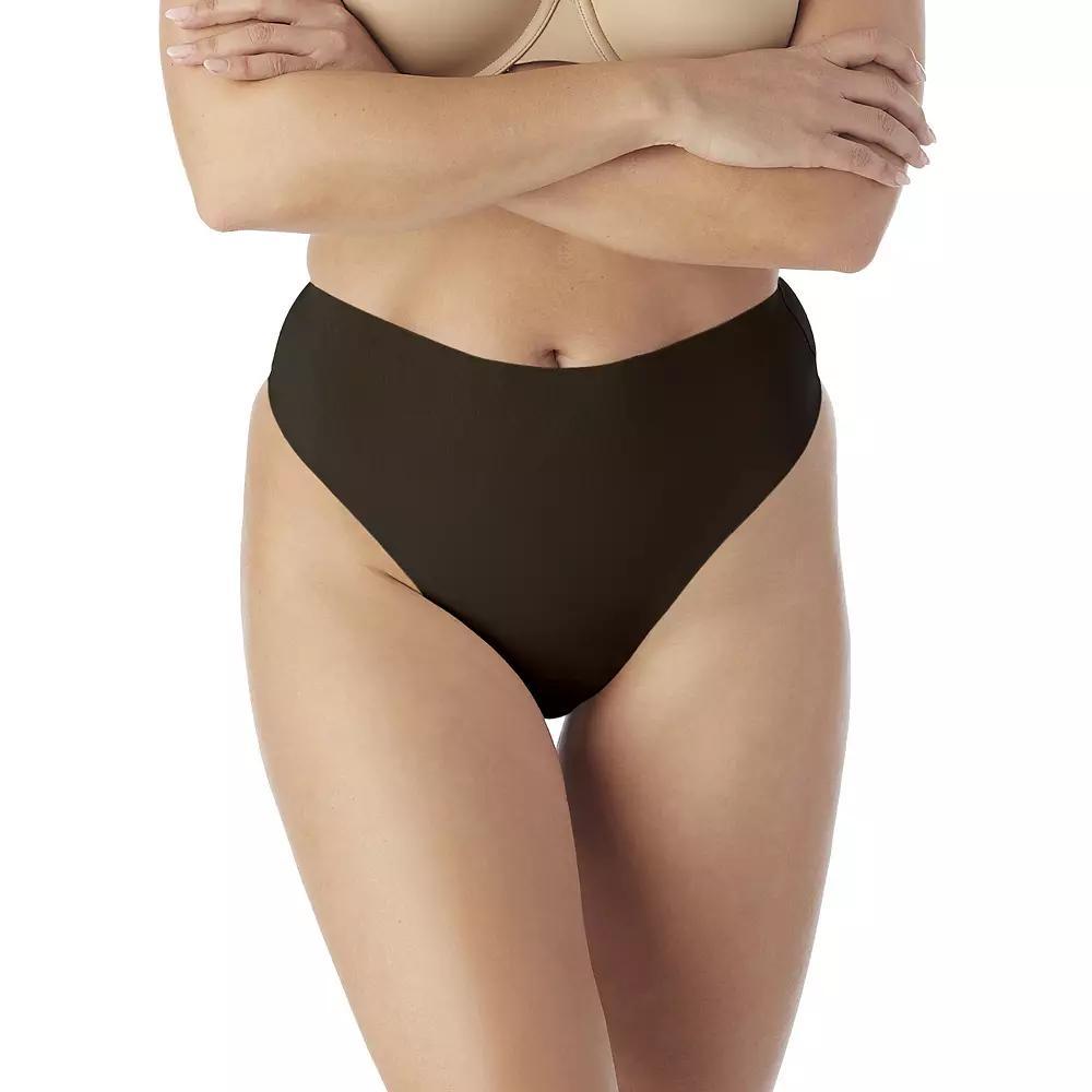 Women's Naomi & Nicole® Shapewear Light Control Shaping Thong 7538, Size: XL, Black Product Image