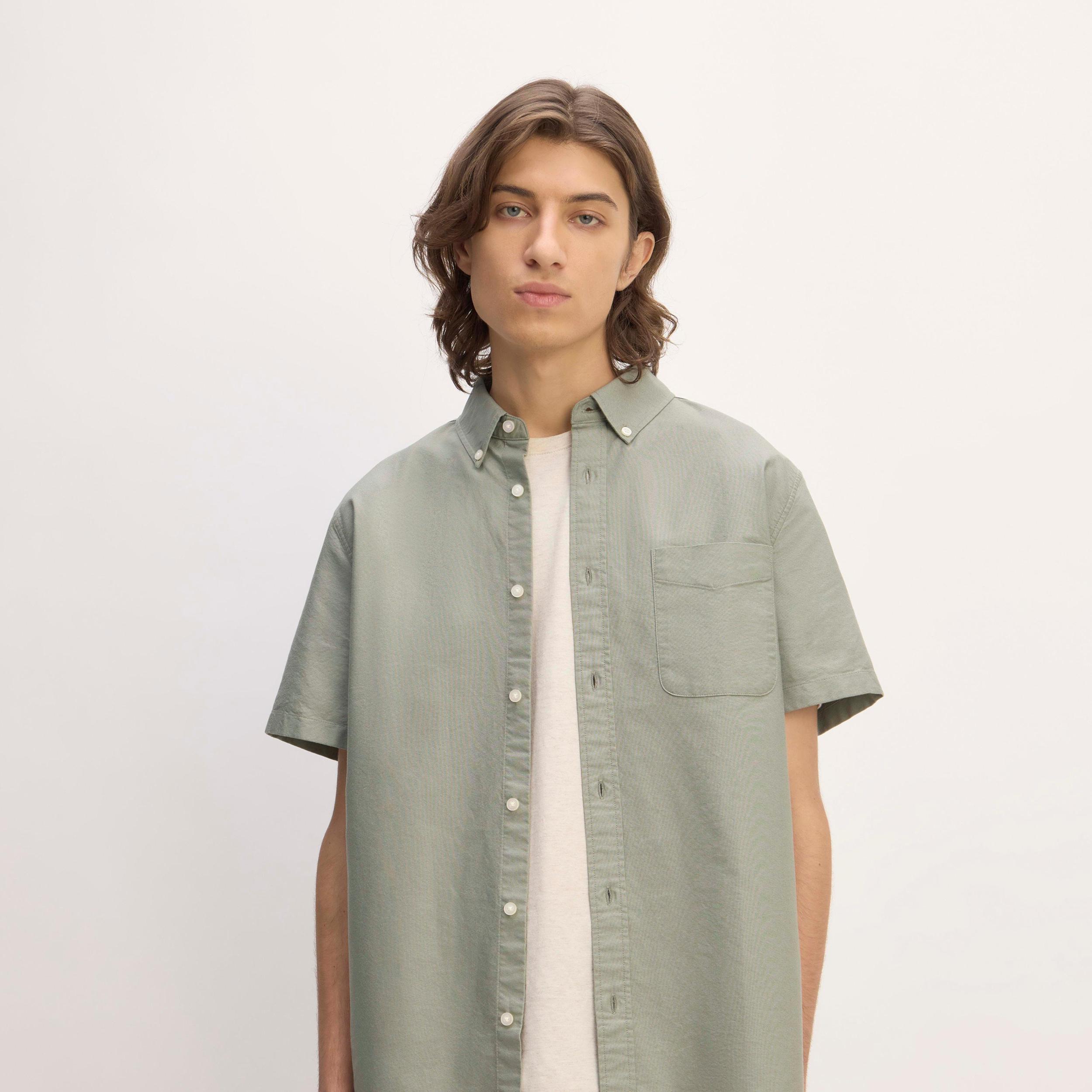 The Organic Short Sleeve Oxford Shirt Product Image