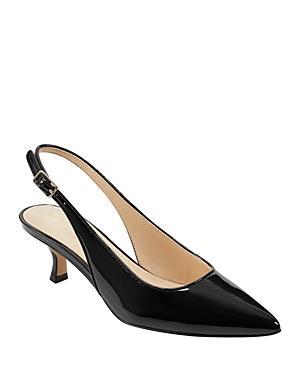 Marc Fisher Ltd Womens Larysa Kitten Heel Dress Slingback Pumps Product Image