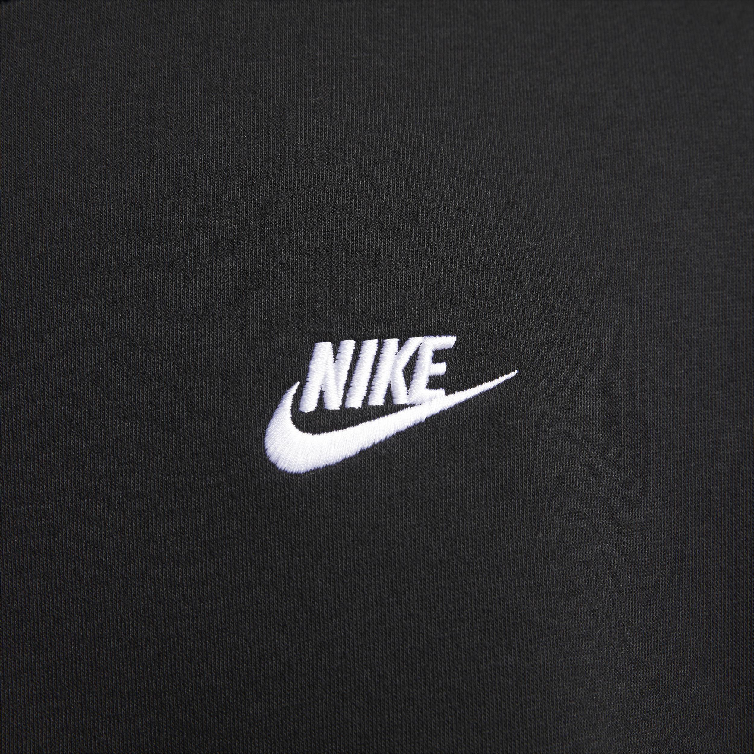 Men's Nike Club Fleece Crew, Size: Large, Dark Gray Grey Product Image