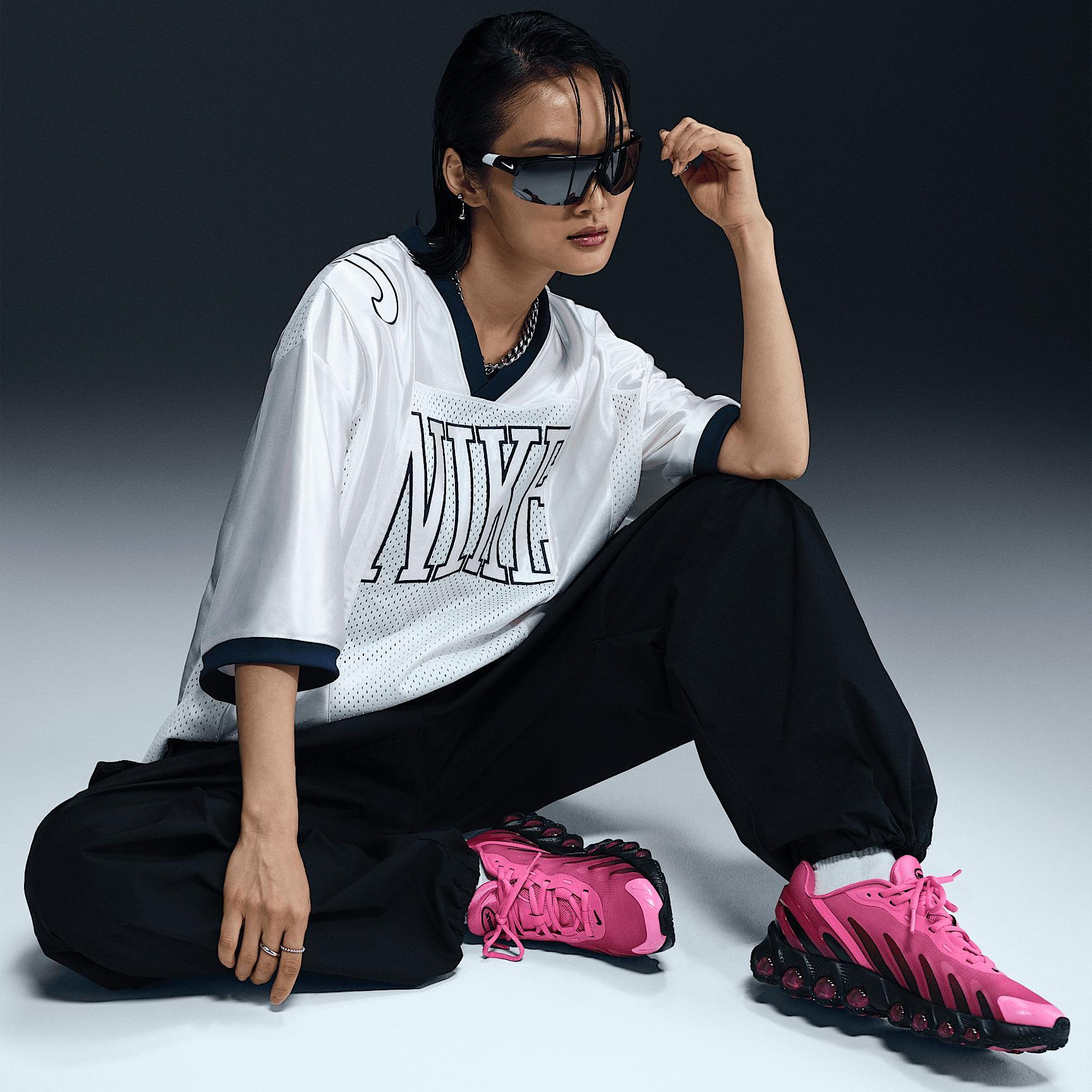 Nike Womens Air Max Dn8 Casual Shoes in University Red/Tough Red Product Image