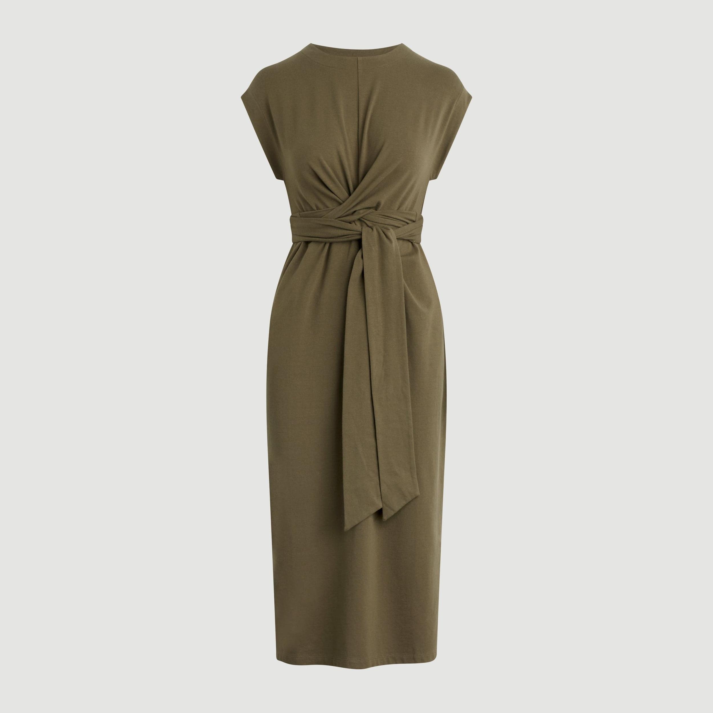 Fei Tie-Front Organic Cotton Dress (Petite) Product Image