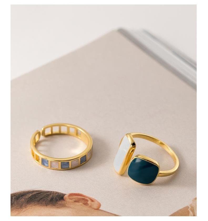 925 Sterling Silver Two Tone Ring Product Image