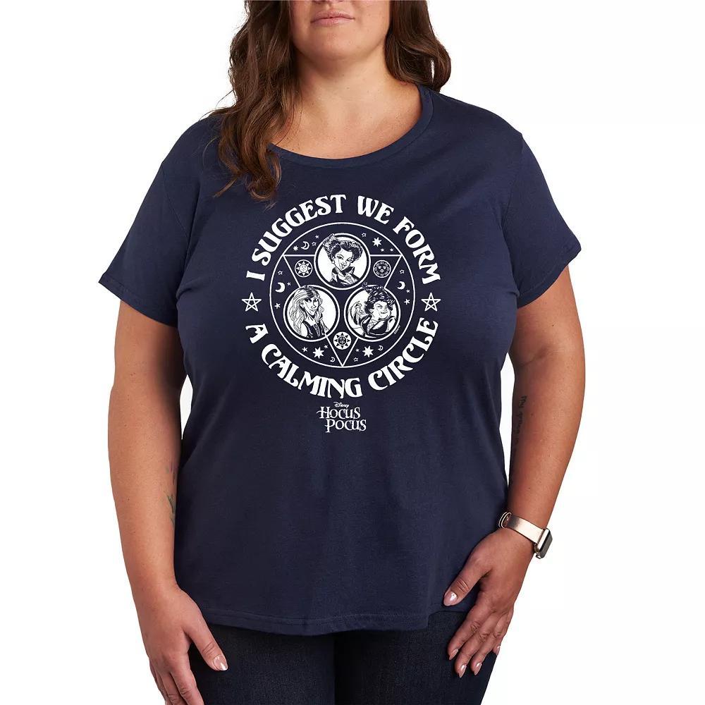 Disney's Hocus Pocus Plus Size Calming Circle Graphic Tee, Women's, Size: 2XL, Black Product Image