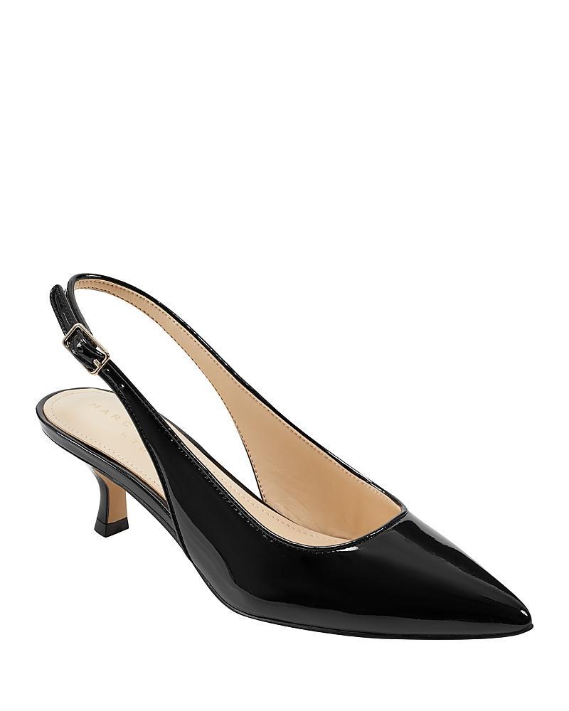 Marc Fisher Ltd Womens Larysa Kitten Heel Dress Slingback Pumps Product Image