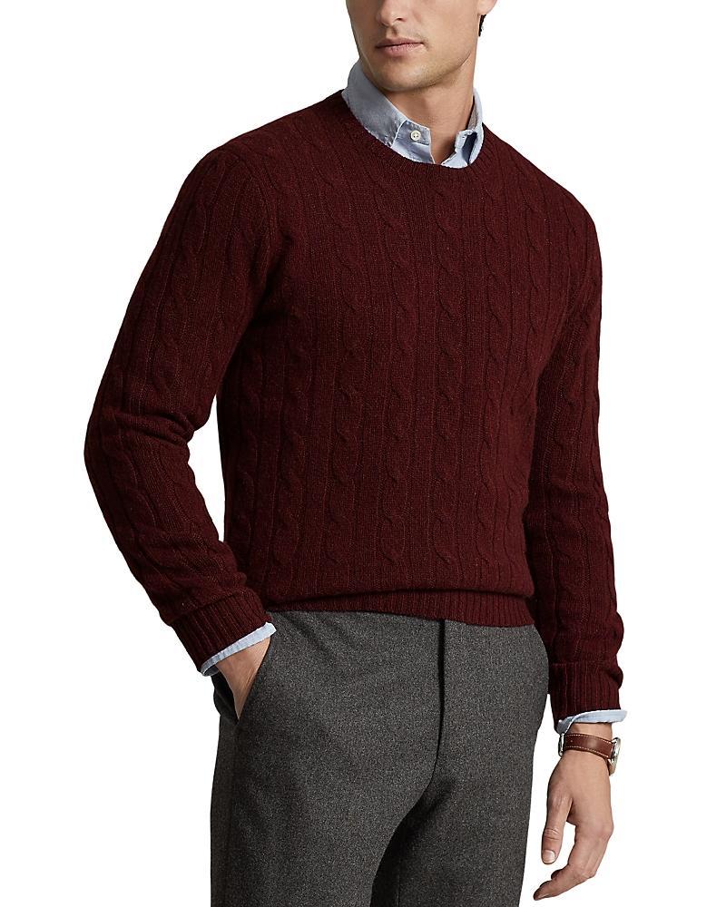 Polo Ralph Lauren Cashmere Cable Knit Crewneck Sweater Product Image