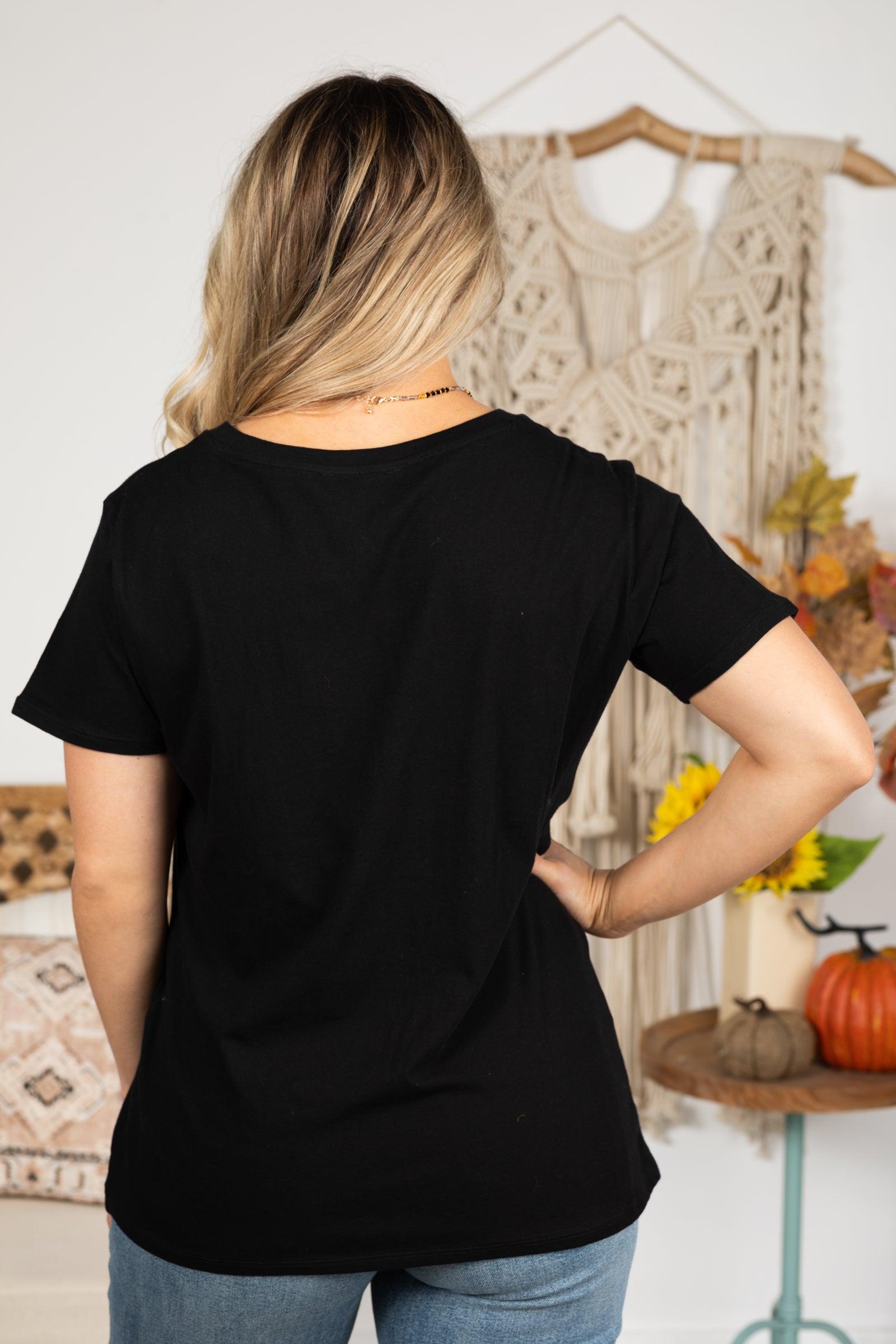 V-Neck Boyfriend Fit Tee Product Image