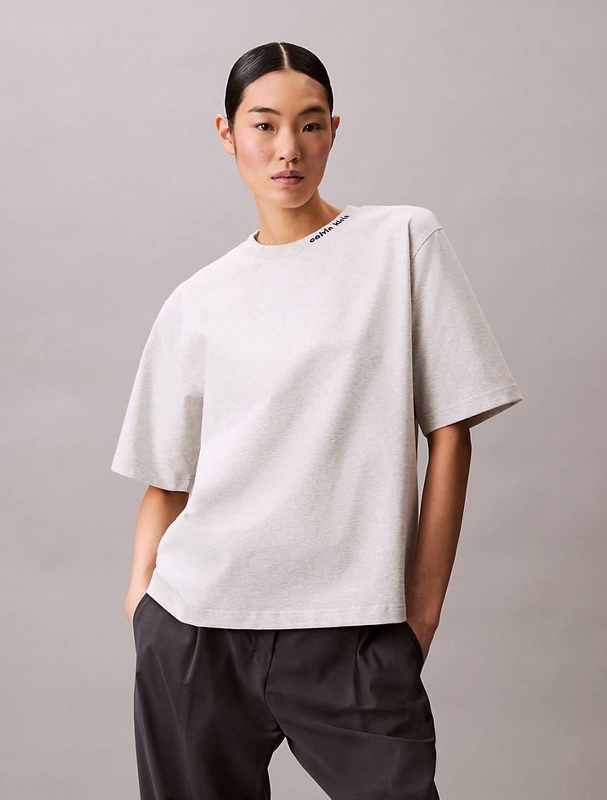 Logo Graphic Neckline Relaxed T-Shirt  Product Image