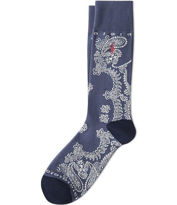 Polo Ralph Lauren Washed Bandana Dress Socks Product Image