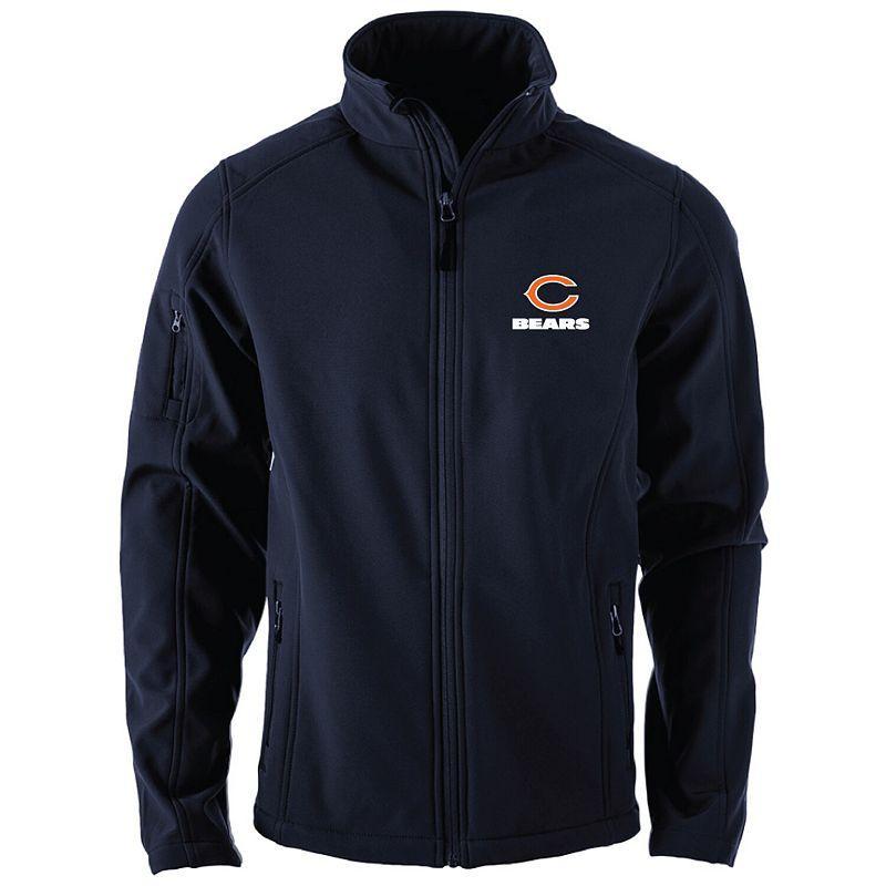 Mens Dunbrooke Chicago Bears Sonoma Softshell Full-Zip Jacket Blue Product Image