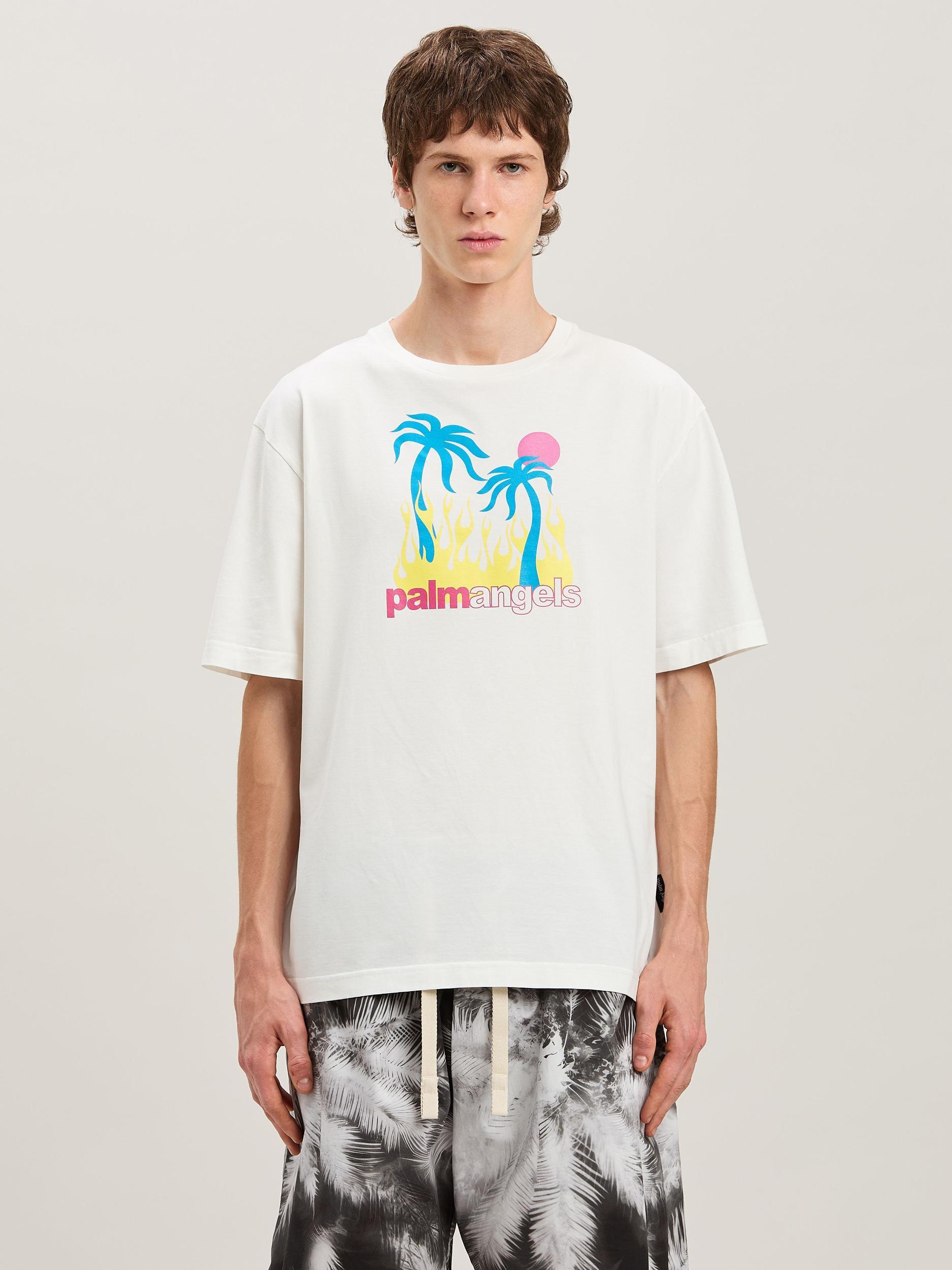 BURNING OASI SLIM TEE OFF WHITE - MULTIC Product Image