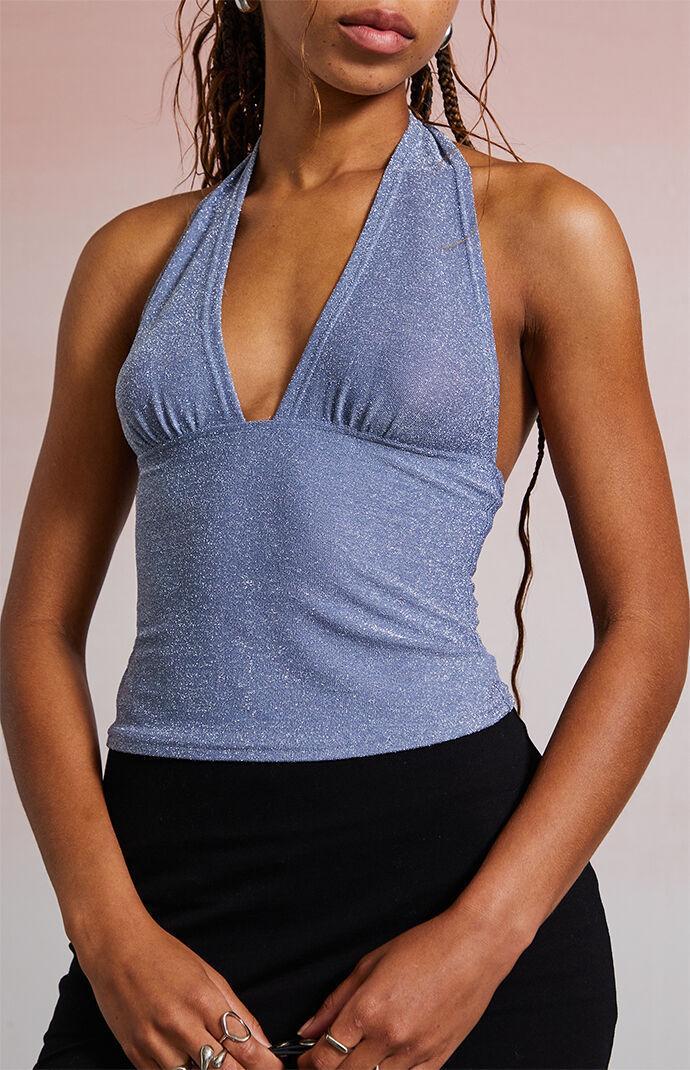 Gina Shine Halter Top Product Image