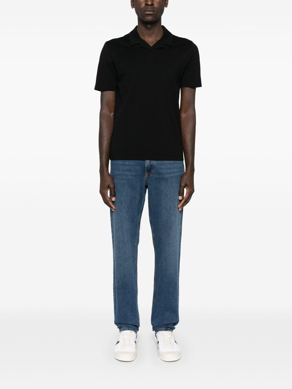 HUGO BOSS Short-sleeve Polo Shirt In Schwarz Product Image