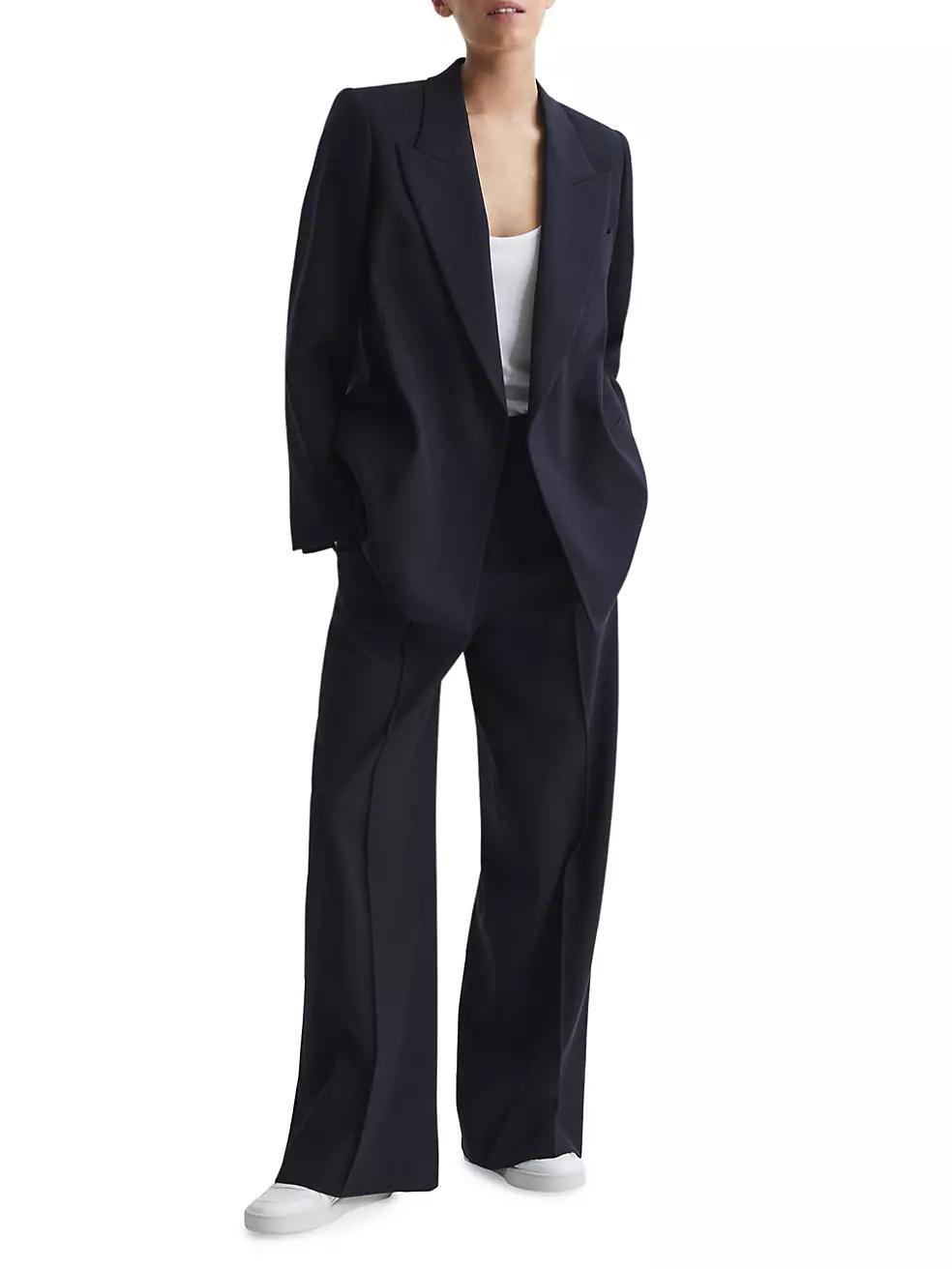 Willow Oversized Wool-Blend Jacket Product Image