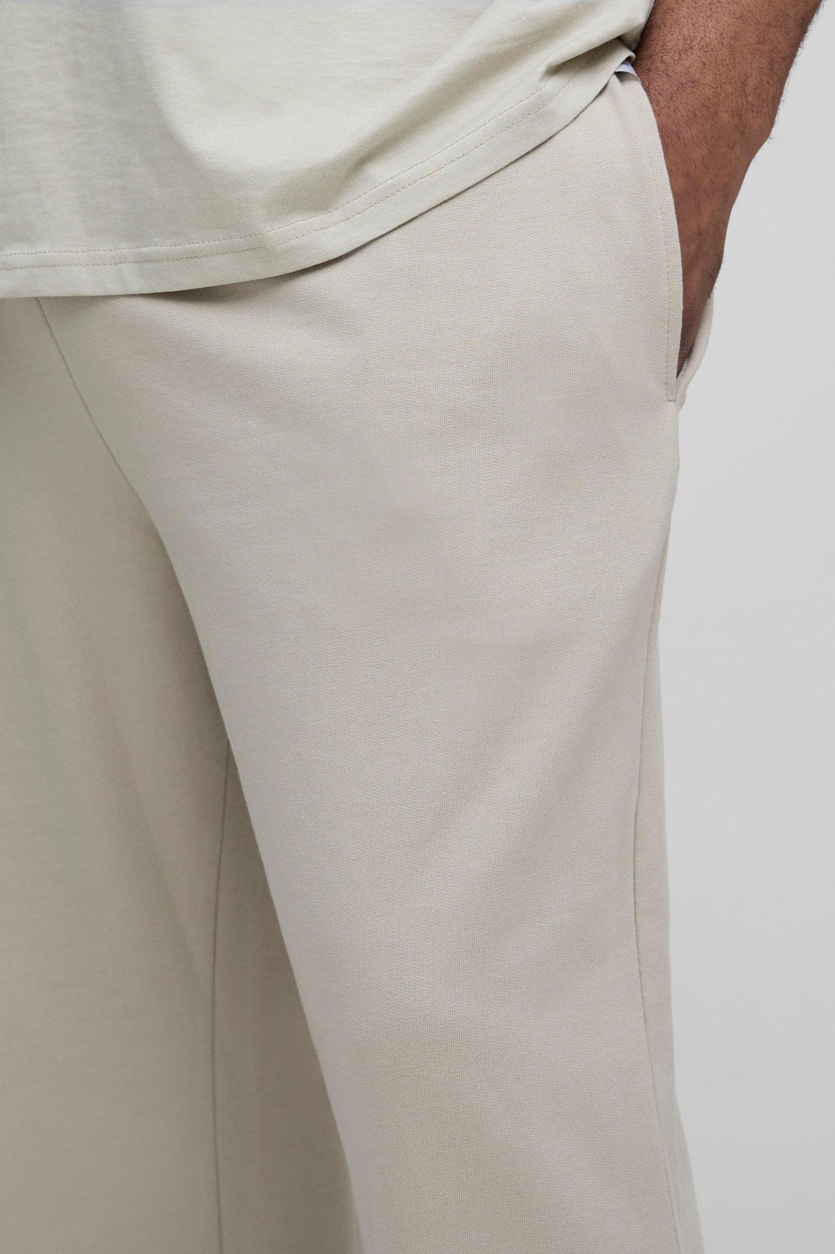 Plus Lightweight Straight Fit Basic Sweatpants | boohooMAN USA Product Image